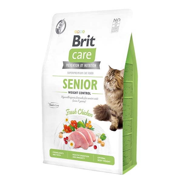 Brit Care Senior Tavuklu Yaşlı Kedi Maması 2 kg