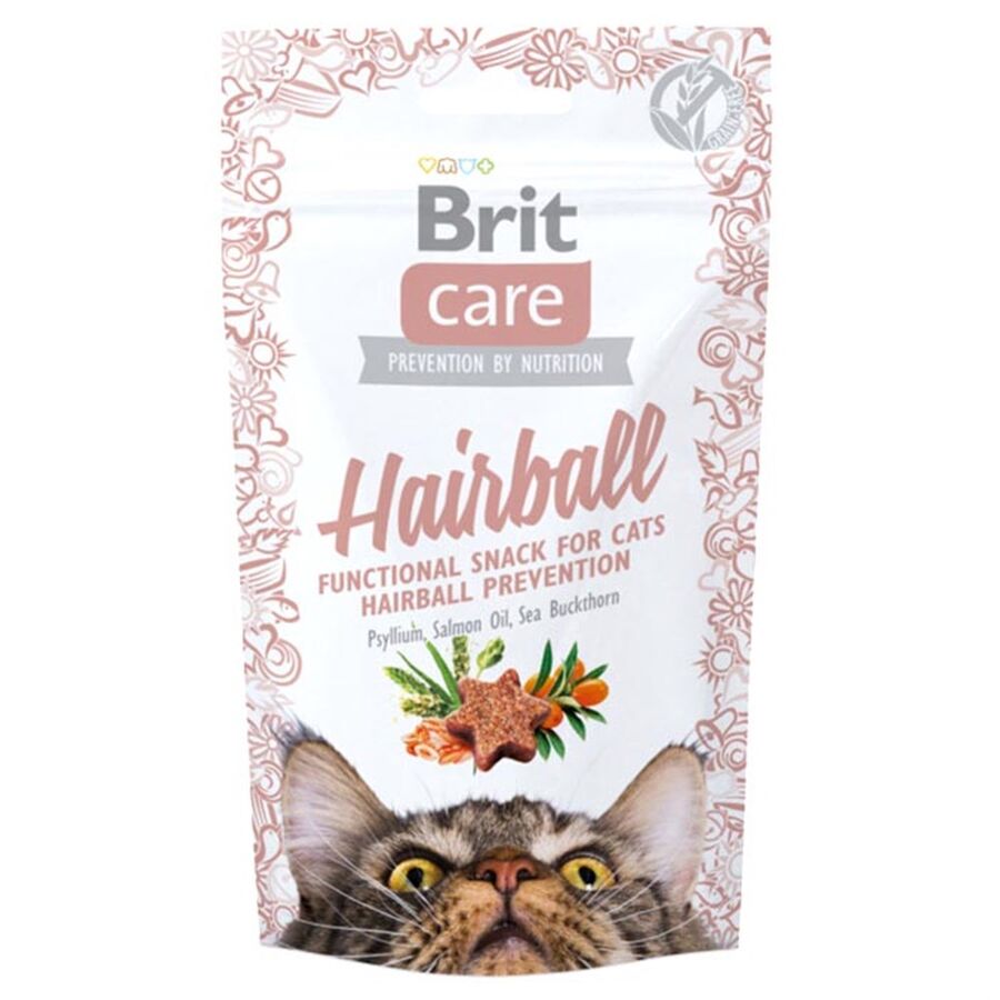 Brit Care Hairball Snack Ördekli Kedi Ödül Maması 50 Gr - 1