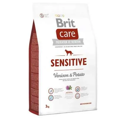 Brit Care Hassas Köpekler İçin Geyikli Patatesli Köpek Maması 3 Kg - 1