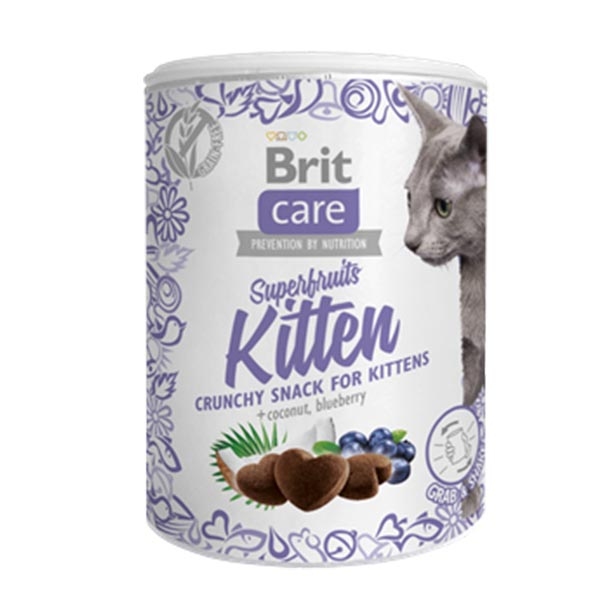 Brit Care Hindistan Cevizli ve Yaban Mersinli Yavru Kedi Ödül Maması 100 g