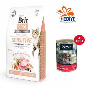 Brit Care Hypoallergenic Hindi ve Somonlu Tahılsız Kedi Maması 7 Kg