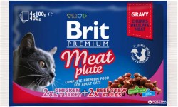 Brit Care Karışık Etli Kedi Yaş Kedi Maması 4*100 GR