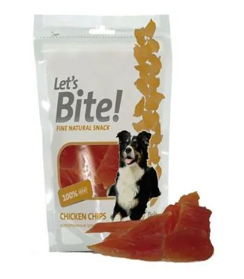 Brit Care Let's Bite Chicken Chips Köpek Ödülü 80 GR - 1
