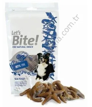 Brit Care Let's Bite Deniz Ürünlü Köpek Çiğneme Ödülü 90 GR (5'li) - 1