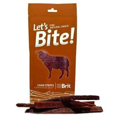 Brit Care Let's Bite Lamb Stripes Kuzu Etli Köpek Ödülü 30 GR - 1