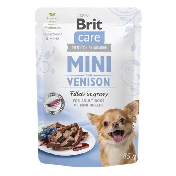 Brit Care Mini Geyik Etli Küçük Irk Köpek Yaş Maması 85 g