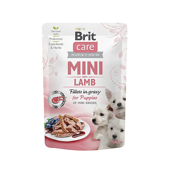 Brit Care Mini Irk Gravy Sos İçinde Kuzu Etli Fileto Köpek Yaş Maması  85 gr