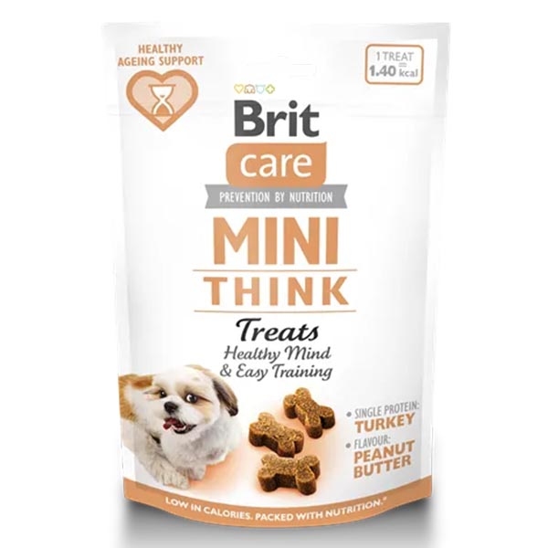 Brit Care Mini Think Zihin ve Eğitim Destekleyici Küçük Irk Köpek Ödülü 50 g