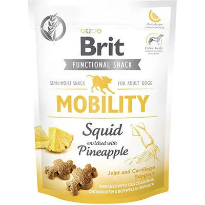 Brit Care Mobility Kalamar ve Ananası Tahılsız Köpek Ödülü 150 GR - 1