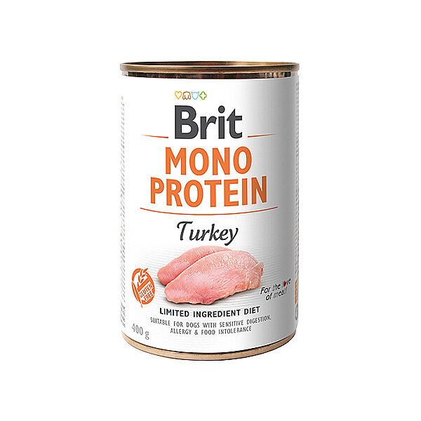 Brit Care Mono Protein Hindi Etli Köpek Yaş Maması 400 gr