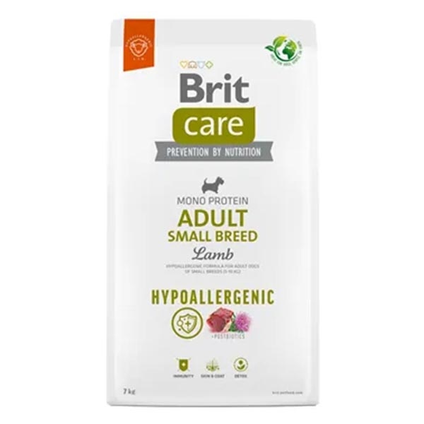 Brit Care Hipoalerjenik Kuzu Etli ve Pirinçli Küçük Irk Yetişkin Köpek Maması 7 kg