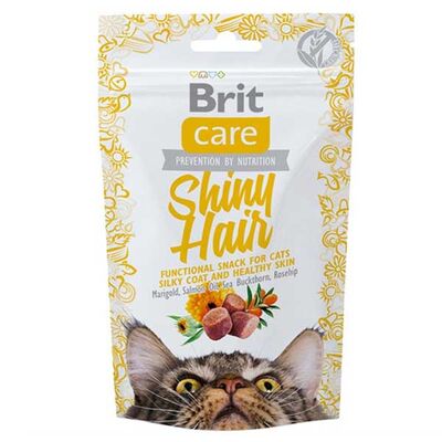 Brit Care Shiny Hair Kedi Bisküvisi 50 Gr - 1