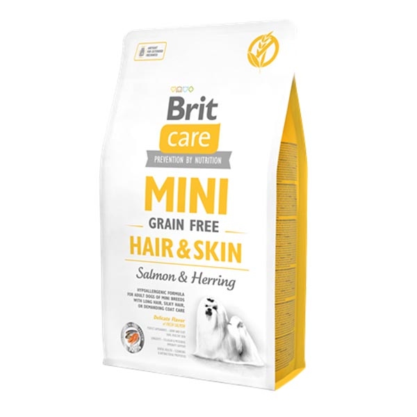 Brit Care Mini Skin Care Somonlu Tahılsız Küçük Irk Yetişkin Köpek Maması 7 kg - 3