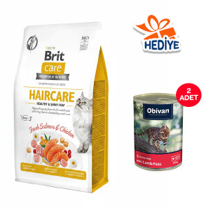 Brit Care Tahılsız Haircare Tavuk Ve Somonlu Kedi Maması 2 Kg