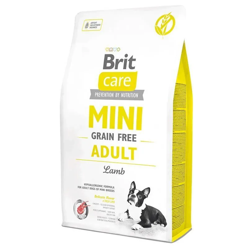 Brit Care Tahılsız Mini Adult Kuzulu Küçük Irk Köpek Maması 7 Kg - 1