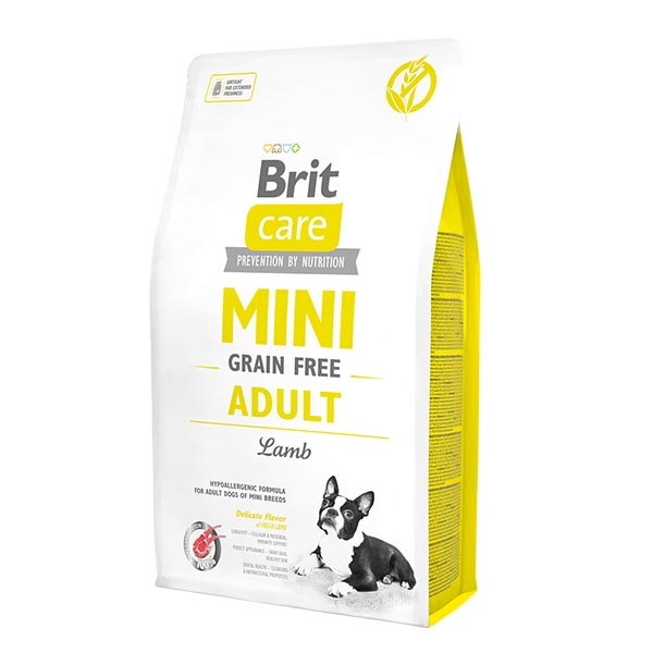 Brit Care Mini Kuzu Etli Tahılsız Küçük Irk Yetişkin Köpek Maması 7 kg - 1