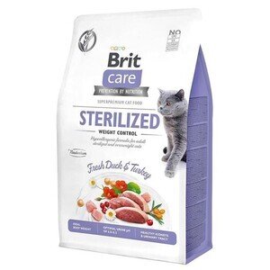 Brit Care Tahılsız Ördek ve Hindili Kısırlaştırılmış Kedi Maması 2 Kg