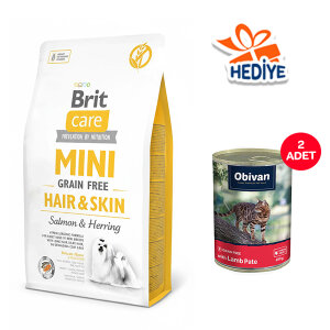 Brit Care Tahılsız Somonlu Küçük Irk Köpek Maması 2 KG