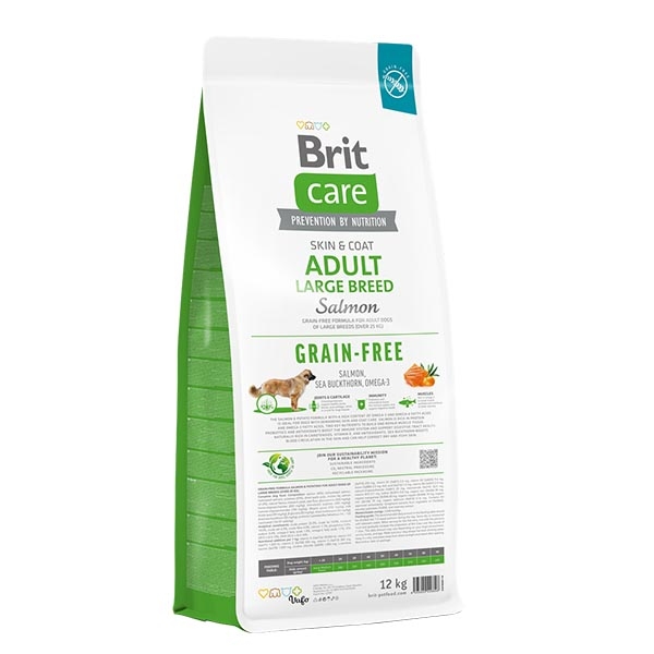 Brit Care Somonlu Tahılsız Büyük Irk Yetişkin Köpek Maması 12 kg - 2