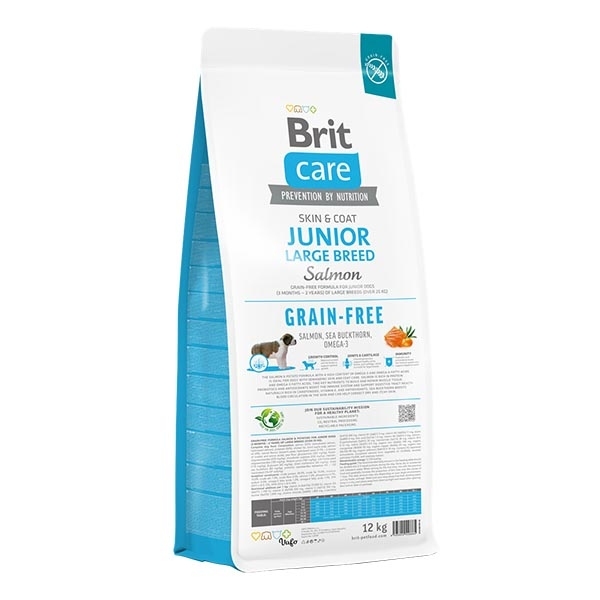 Brit Care Somonlu Tahılsız Büyük Irk Yavru Köpek Maması 12 kg - 2