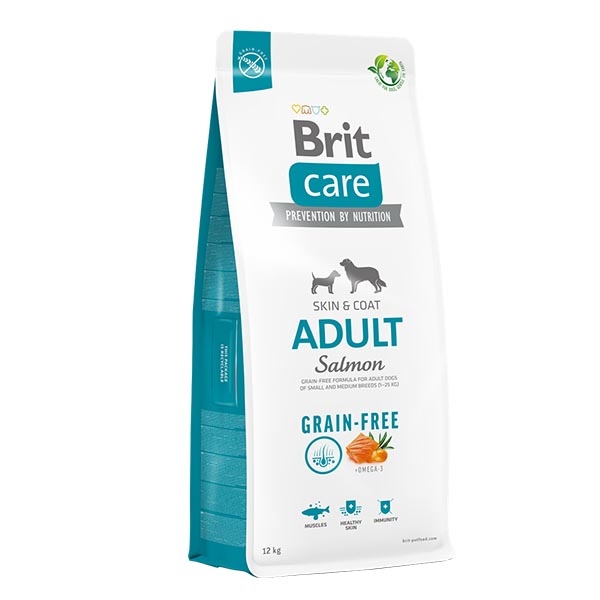 Brit Care Somonlu Tahılsız Yetişkin Köpek Maması 12 kg - 1