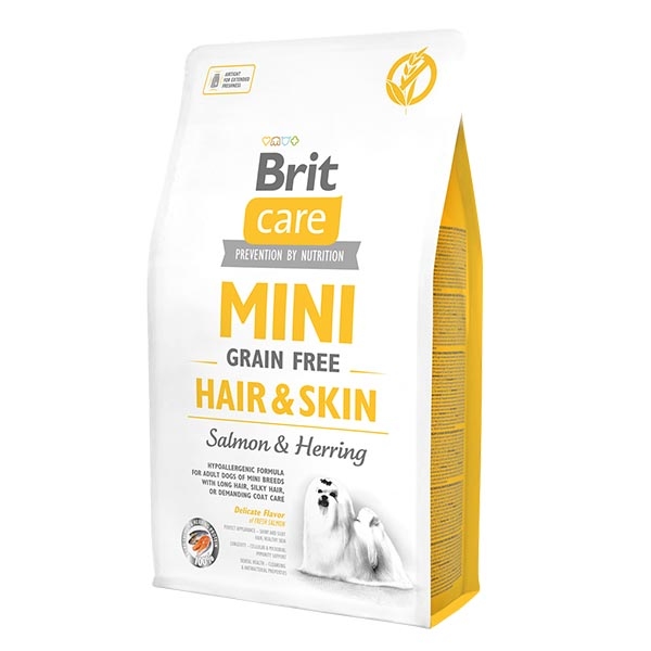 Brit Care Mini Somonlu Tahılsız Küçük Irk Yetişkin Köpek Maması 2 kg - 1