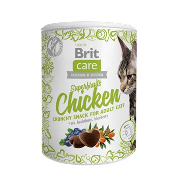 Brit Care Tavuklu ve Yaban Mersinli Kedi Ödül Maması 100 g