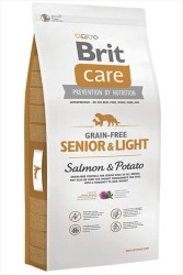 Brit Care Yaşlı Köpekler İçin Tahılsız Somonlu Köpek Maması 12 KG