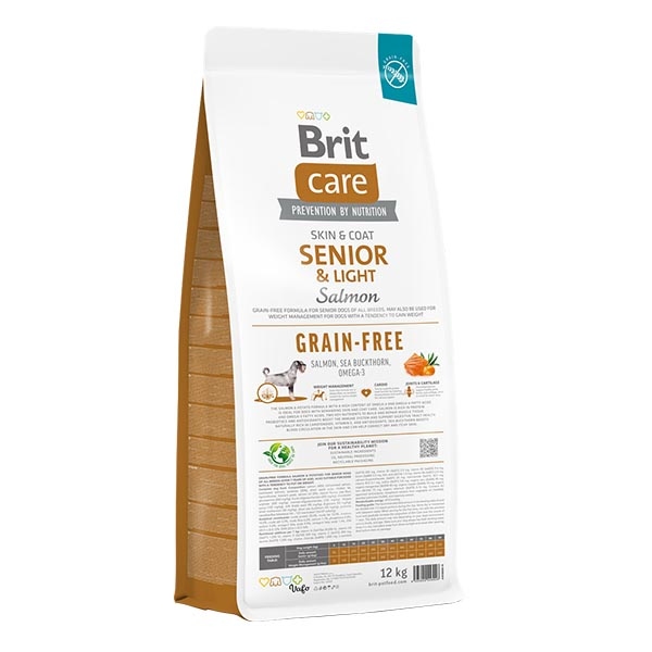 Brit Care Senior Somonlu Tahılsız Yaşlı Köpek Maması 12 kg - 2