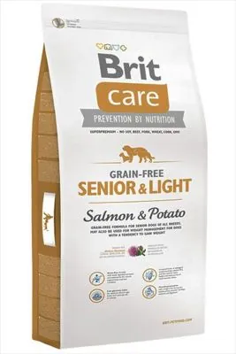 Brit Care Yaşlı Köpekler İçin Tahılsız Somonlu Köpek Maması 12 KG - 1
