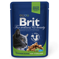 Brit Kısırlaştırılmış Kediler İçin Yaş Kedi Maması 100 GR