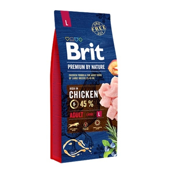 Brit Premium Nature Tavuklu Büyük Irk Yetişkin Köpek Maması 15 kg