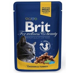 Brit Premium Tavuk Hindili Yaş Kedi Maması 100 GR