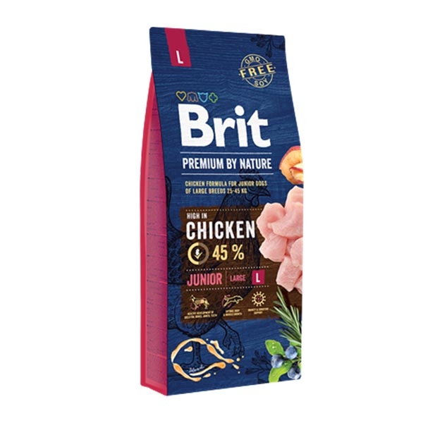 Brit Premium Nature Tavuklu Büyük Irk Yavru Köpek Maması 15 kg - 2