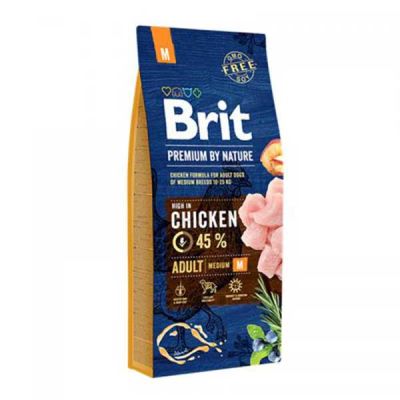 Brit Premium Tavuklu Orta Irk Köpek Maması 15 KG - 1