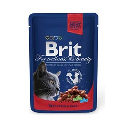 Brit Sığır Etli Yaş Kedi Maması 100 GR
