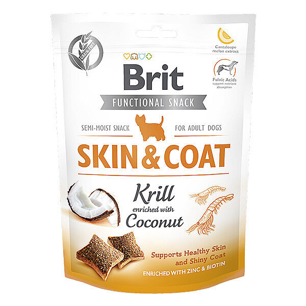 Brit Skin&Coat Karidesli ve Hindistan Cevizli Köpek Ödül Maması 150 g