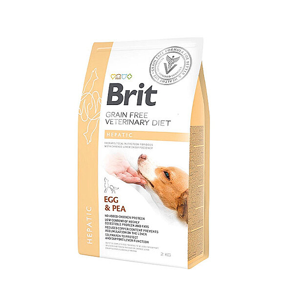 Brit Veteriner Diyet Hepatik Yumurtalı & Bezelyeli Köpek Maması 2 Kg