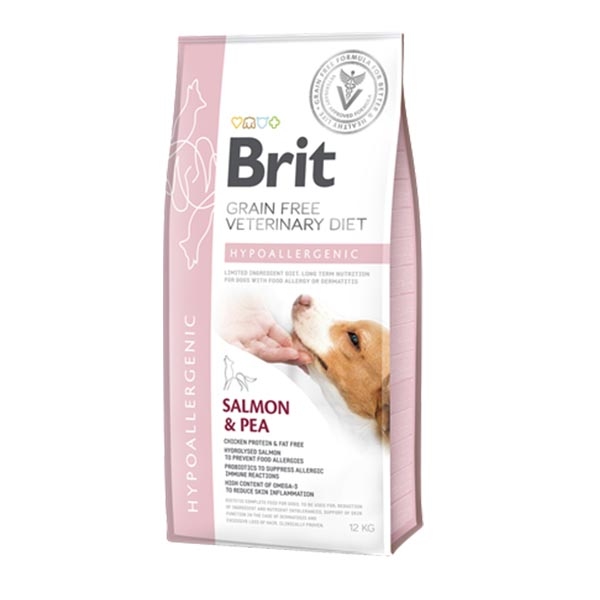 Brit Veterinary Diet Hipoalerjenik Somonlu ve Bezelyeli Köpek Maması 12 kg - 3