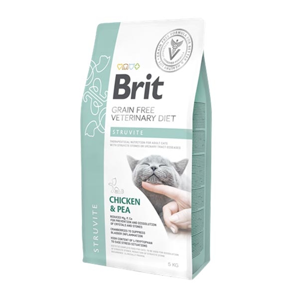Brit Veterinary Diet Struvit Tavuklu ve Bezelyeli Kedi Maması 5 kg - 3