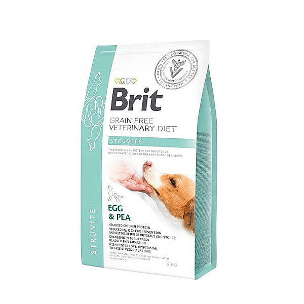 Brit Veteriner Diyet Struvit Yumurtalı & Bezelyeli Köpek Maması 2 Kg