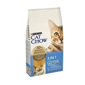Cat Chow 3IN1 Hindili Yetişkin Kedi Maması 15 Kg
