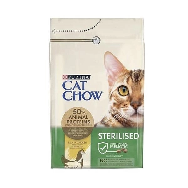 Cat Chow Tavuklu Kısırlaştırılmış Kedi Maması 3 Kg - 1