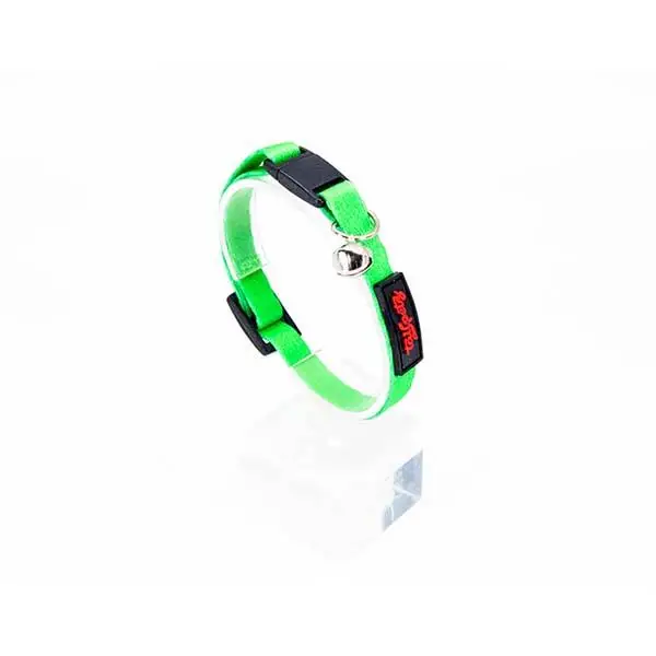 CAT COLLAR Easy & Safety Lock GREEN - 1