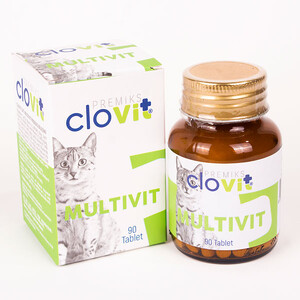Clovit Kedi Multivitamin Tableti 90 Adet