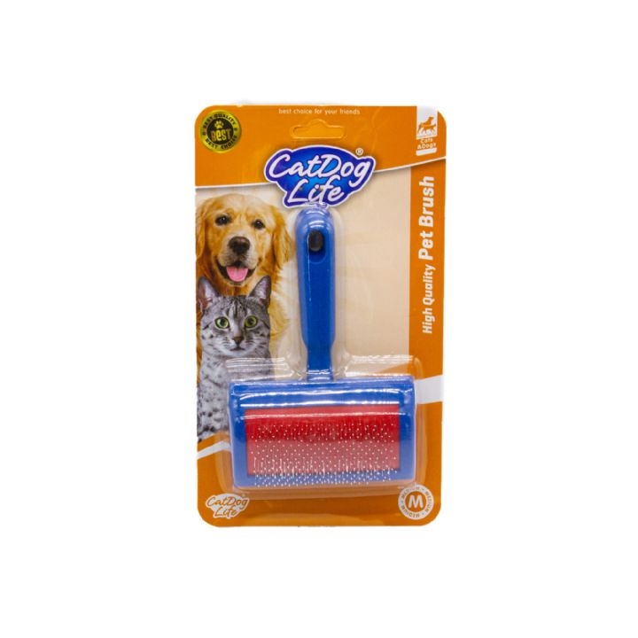 CatDog Life İnce Telli Kedi ve Köpek Fırçası 10x15 cm (M)