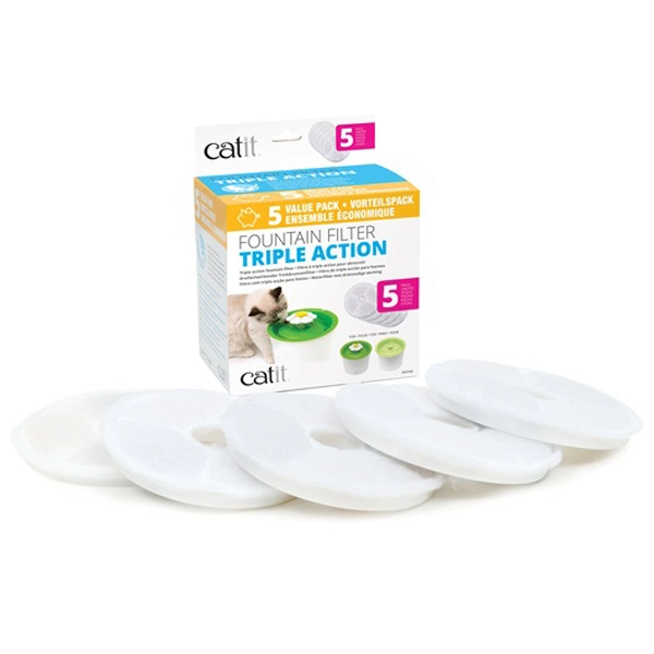 Catit 2.0 Triple Action Filter 5 pack - 1