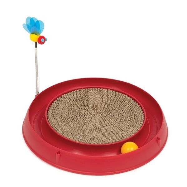 Catit Play Circ. Ball W. Scratch Pad - 1