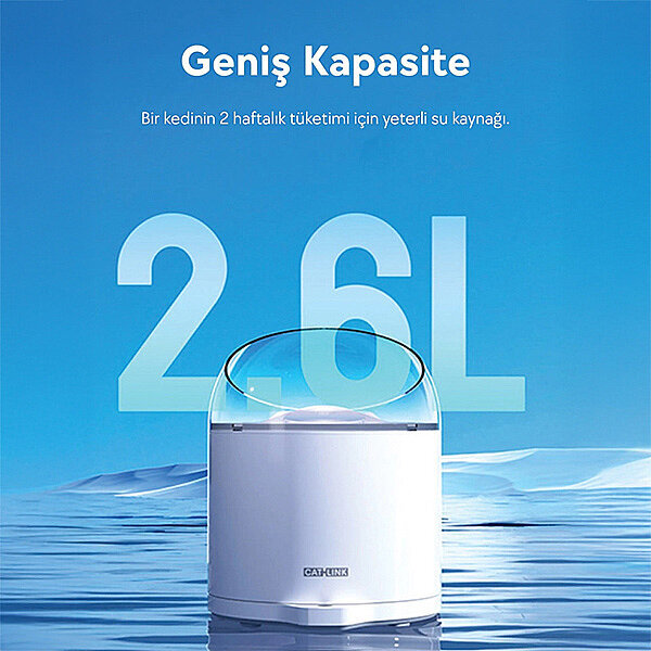 Catlink Pure 2 UV Kedi ve Köpek Su Pınarı 2,6 L - 3