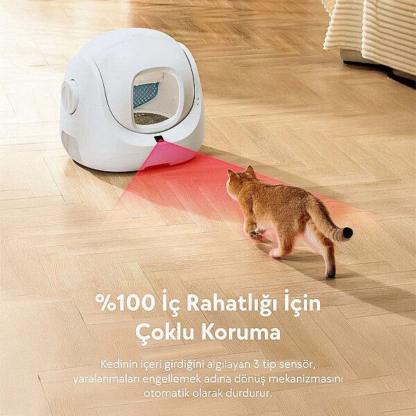 Catlink Scooper SE BayMax Lite Otomatik Kedi Tuvaleti - 5